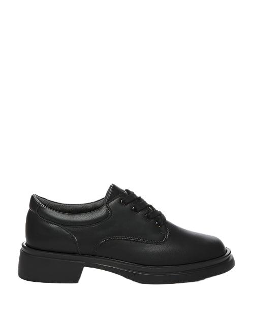 Senior Lace Up School Shoes - Huakoa