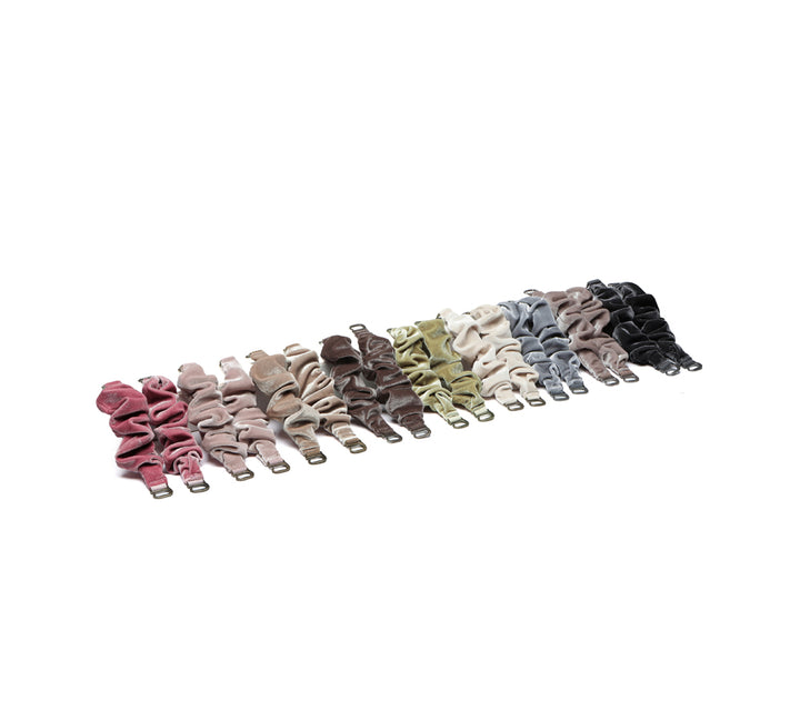 Slippers Removable Elastic Metal Connection Velvet Strap - Huakoa