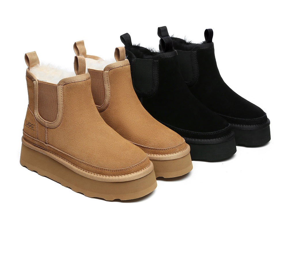 Chelsie Platform Boot - Huakoa