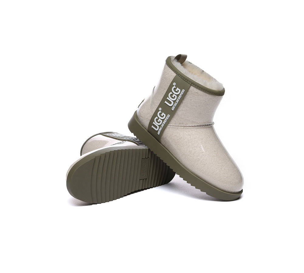 Clear Waterproof and Shearling Classic Boots