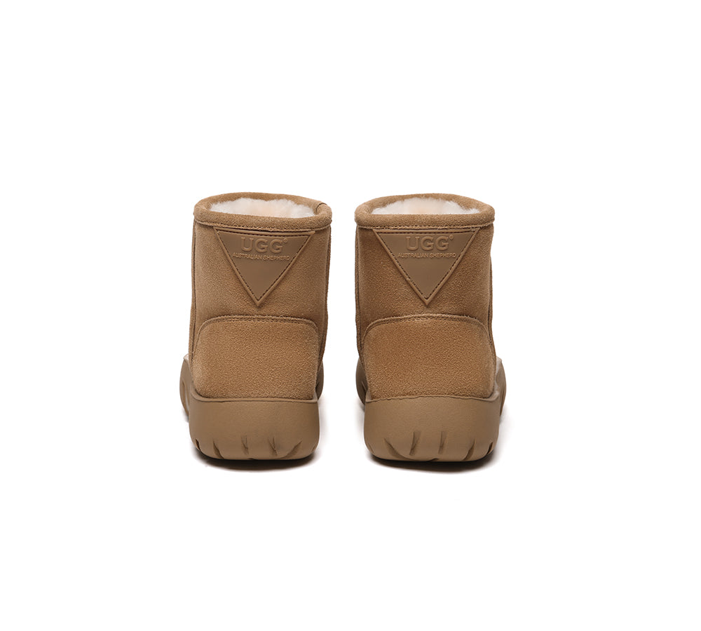 Sheepskin Wool Ankle Chunky Mini Classic Boots Salma
