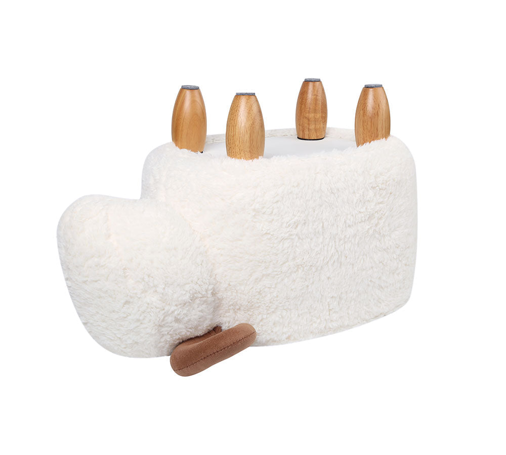 Ottoman Soft Sheep Pouffe
