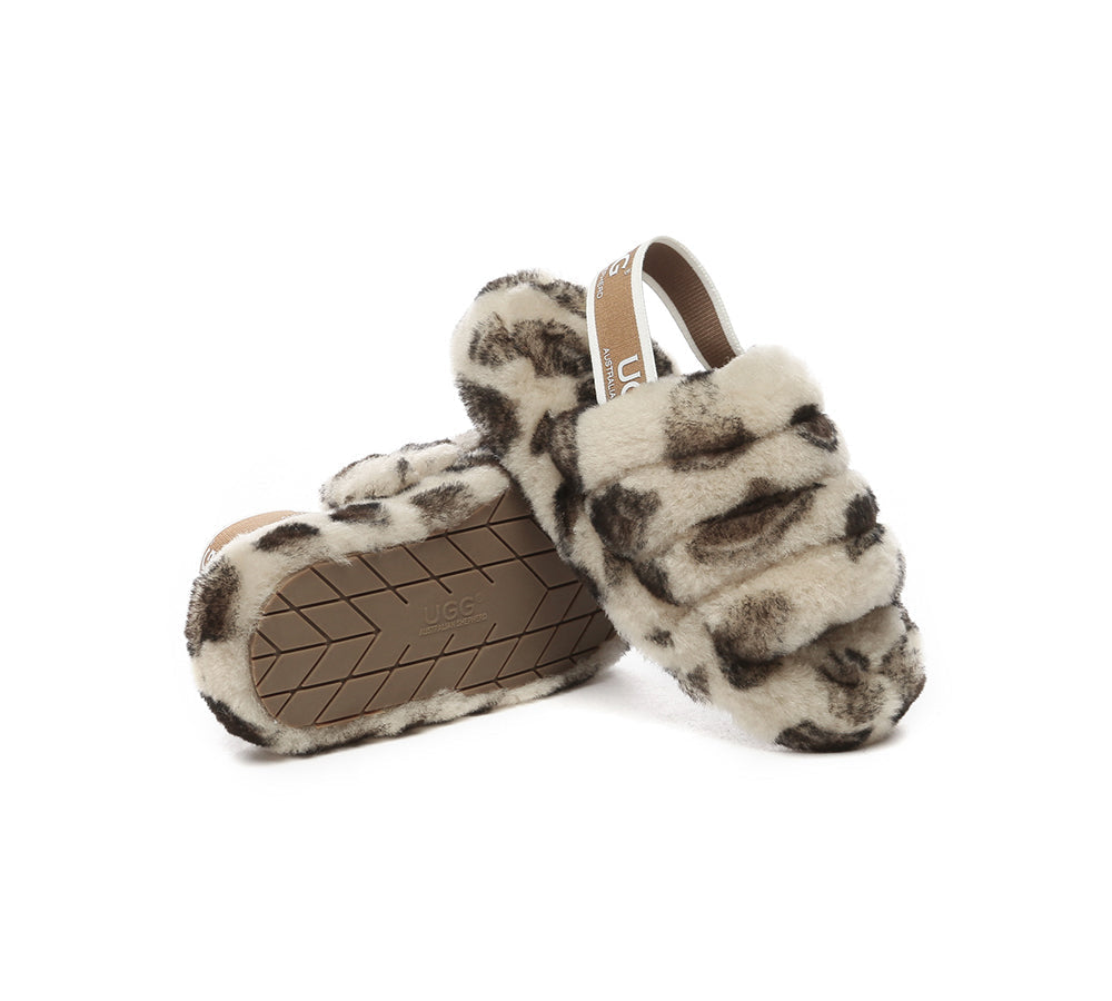 Kids Leopard Slides