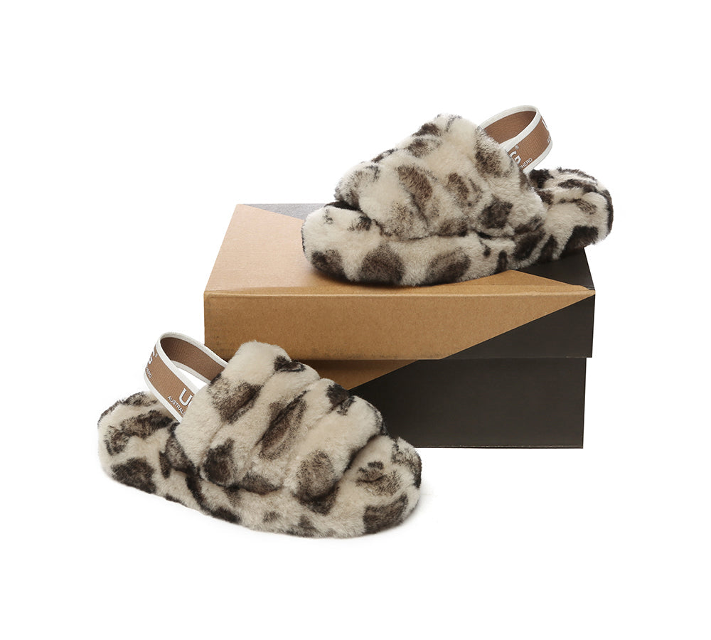 Kids Leopard Slides