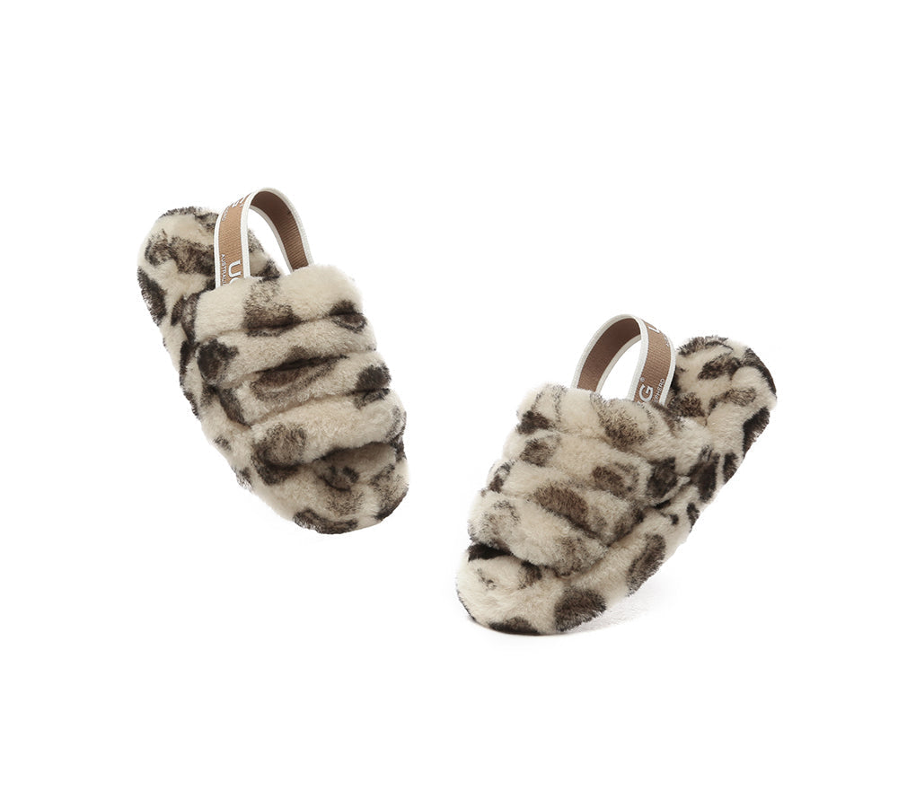 Kids Leopard Slides
