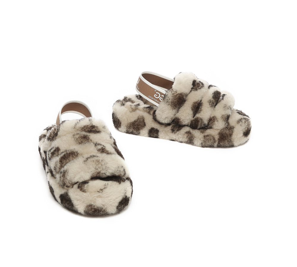 Kids Leopard Slides - Huakoa