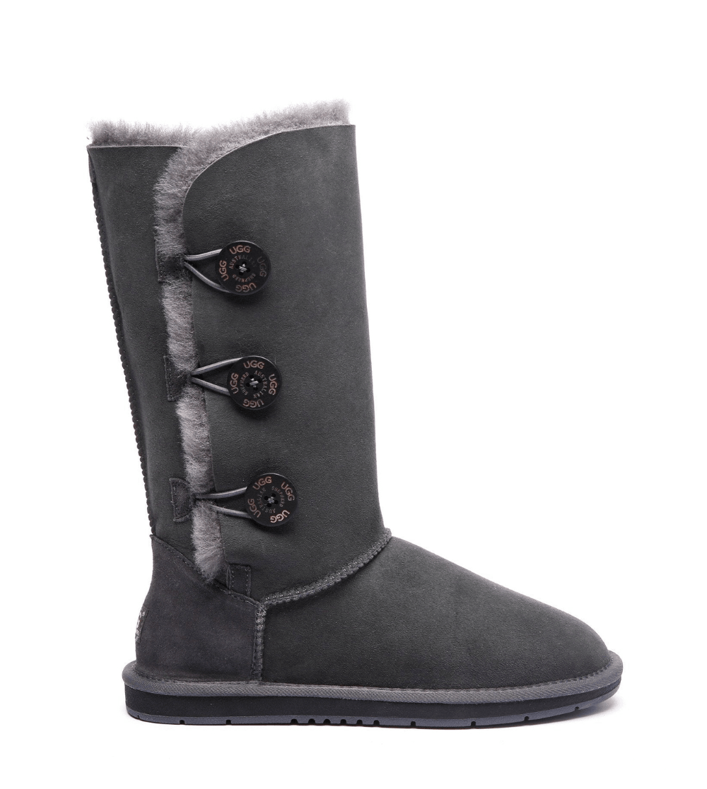 Tall Button Boots - Huakoa