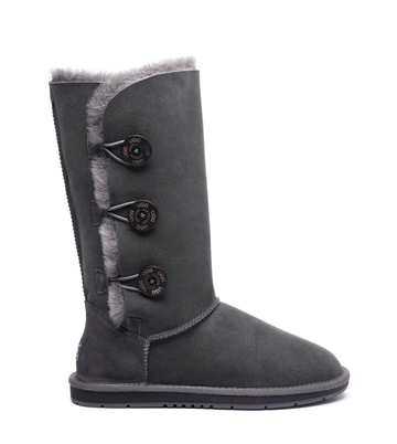 Tall Button Boots - Huakoa
