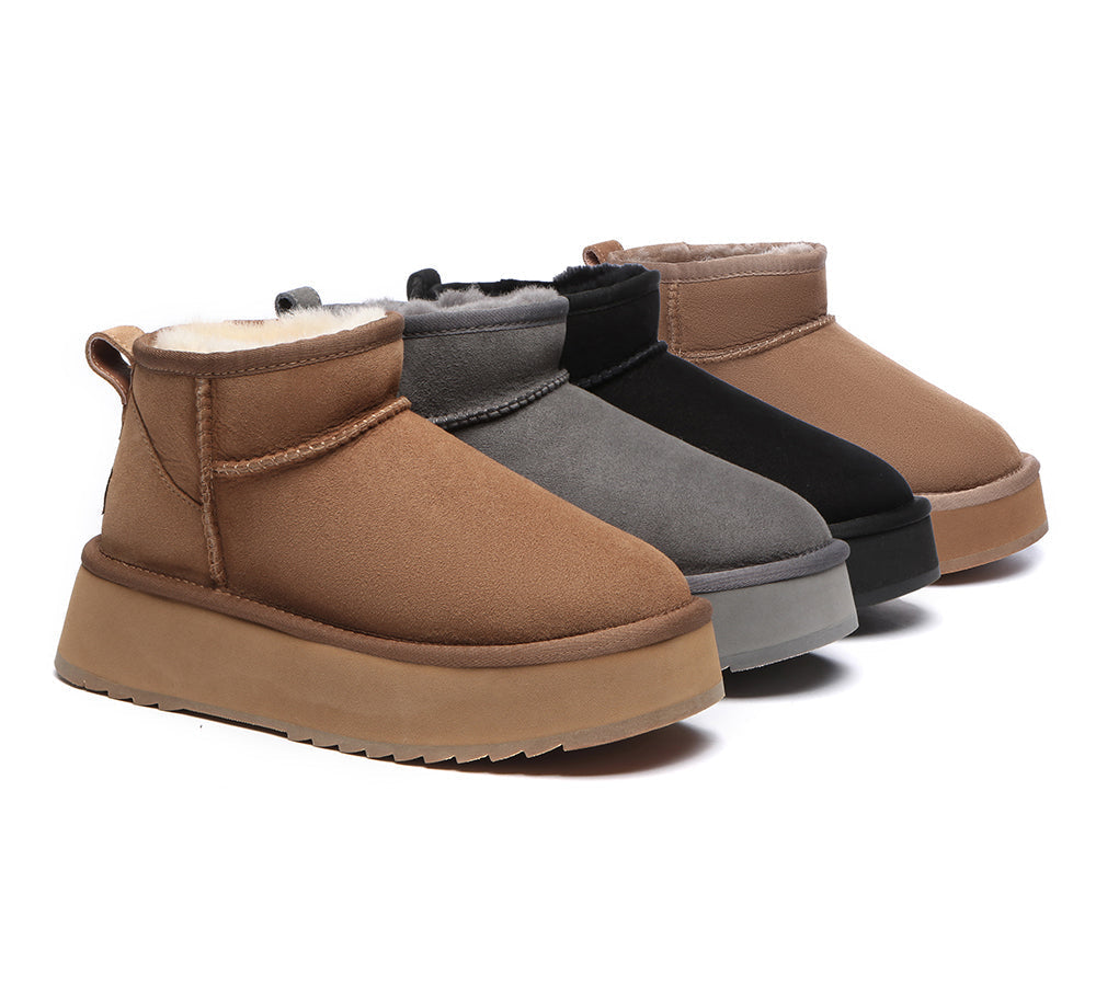 Classic Ankle Boots Ultra Mini Platform - Huakoa