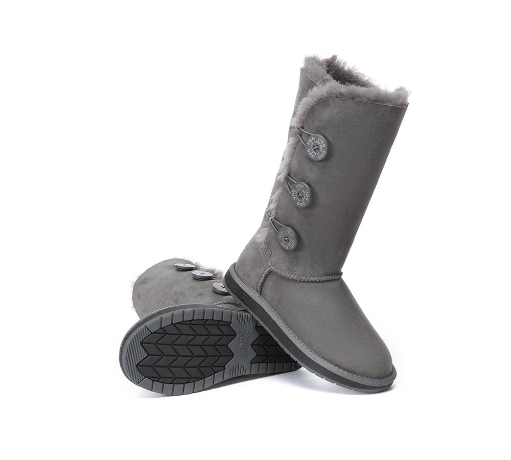 Tall Button Boots
