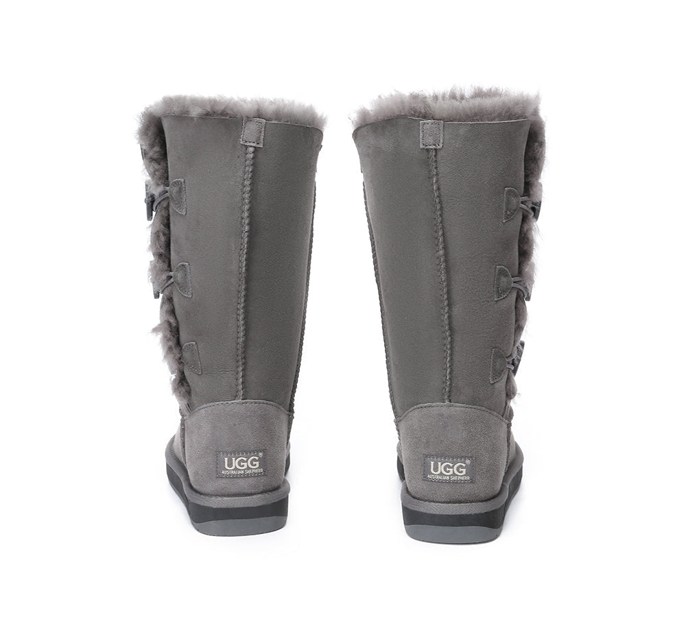 Tall Button Boots