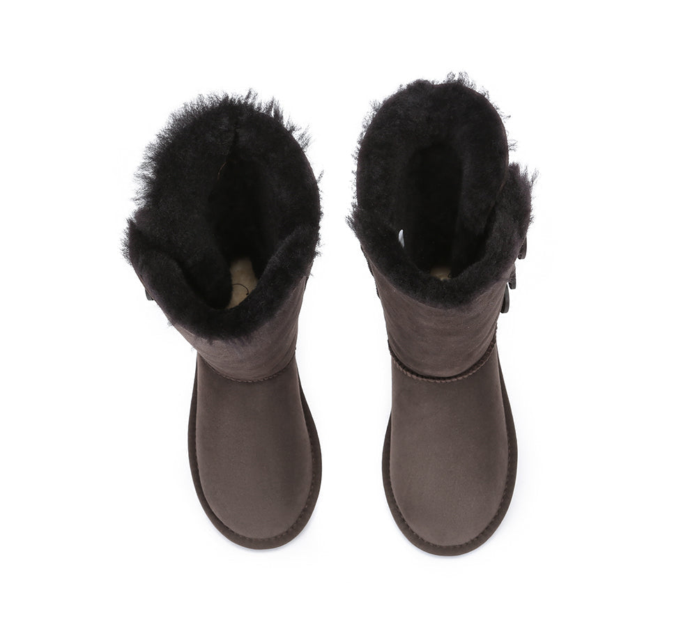 Tall Button Boots
