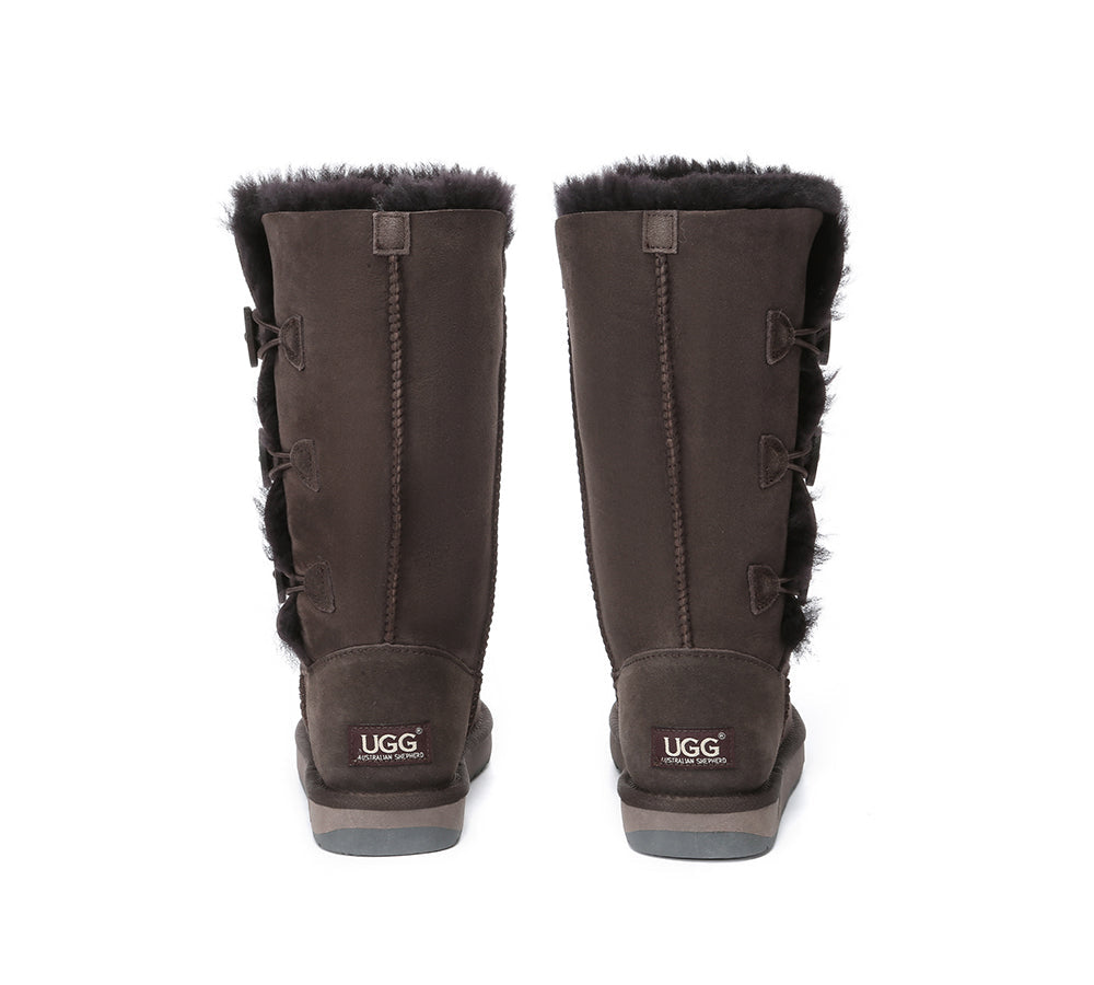Tall Button Boots
