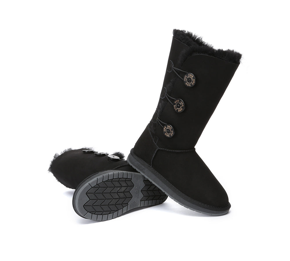 Tall Button Boots