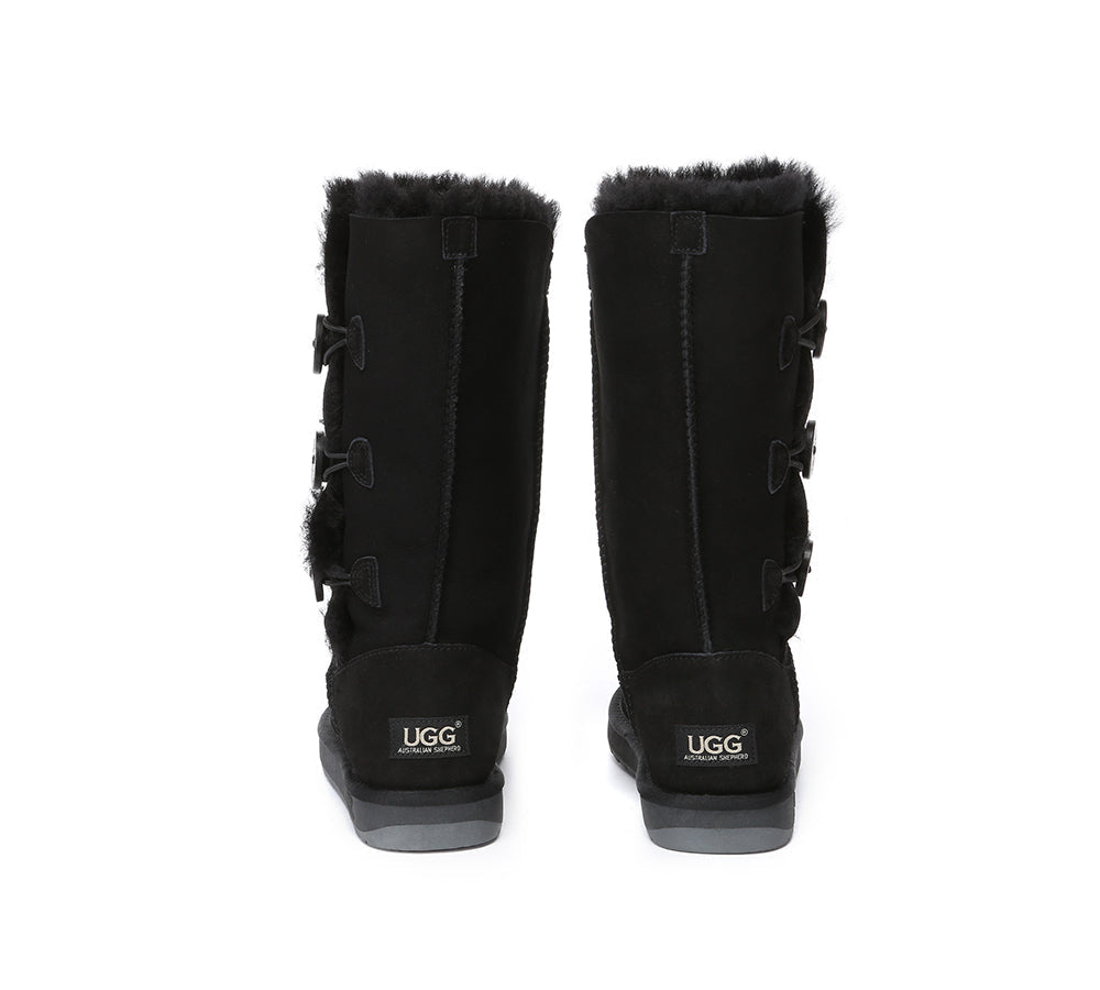 Tall Button Boots