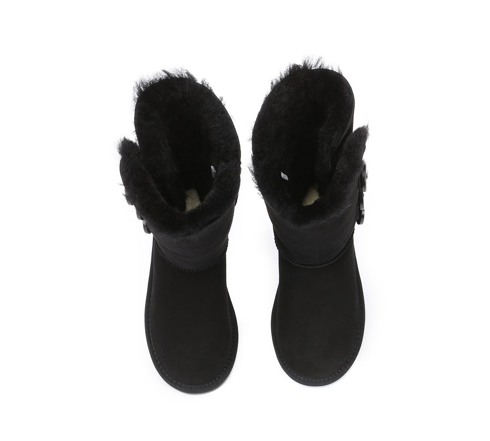 Tall Button Boots