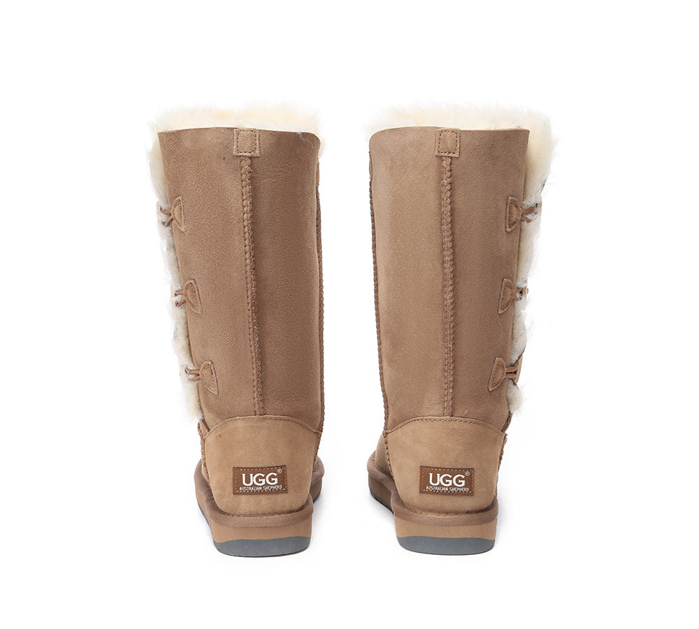 Tall Button Boots