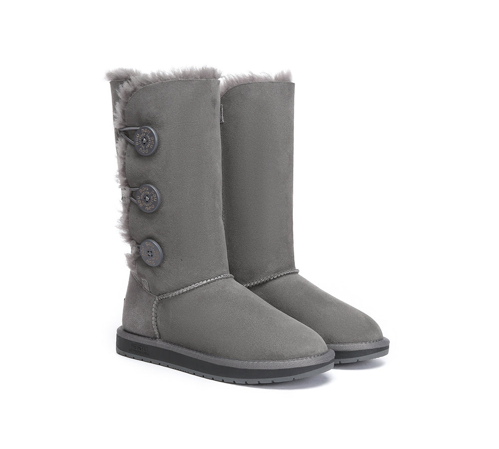 Tall Button Boots