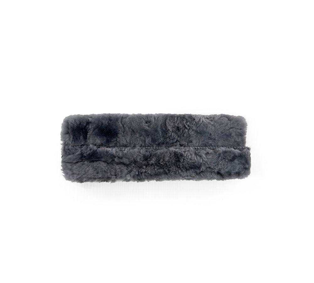 Premium Lambskin Car Seat Safety Belt Cover Shoulder Pad