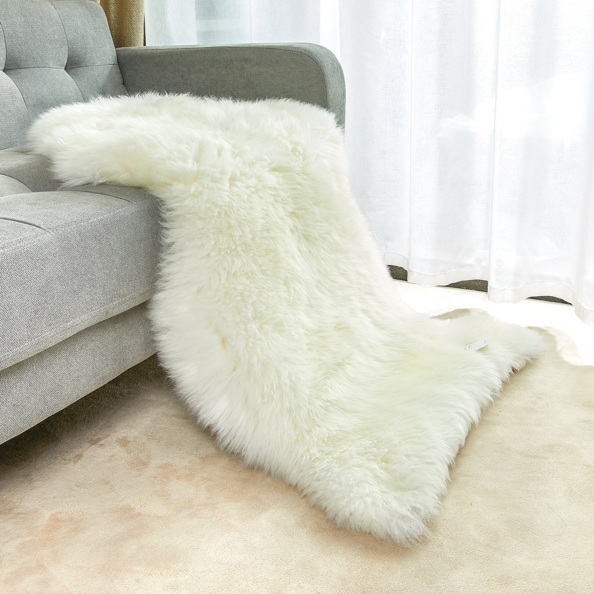 UGG Boots - TA Premium Australian Sheepskin Single Long Wool Rug 95cm