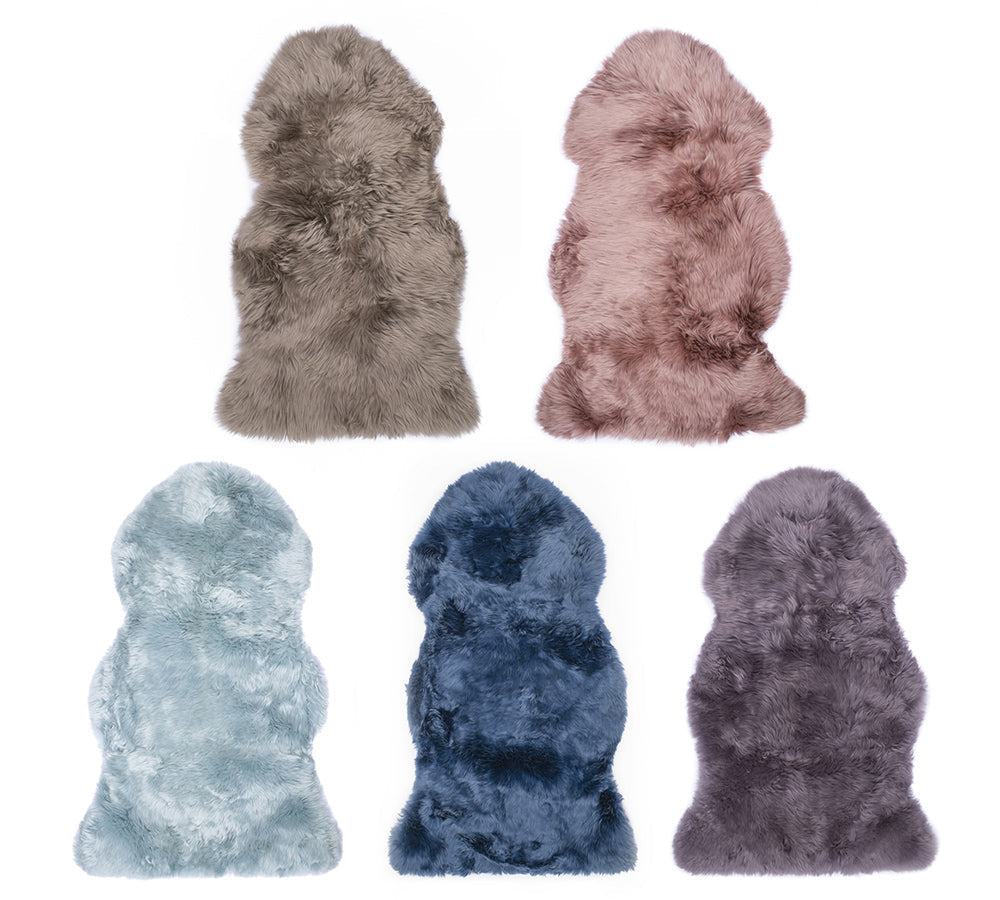 Premium Australian Coloured Sheepskin Rug 105cm