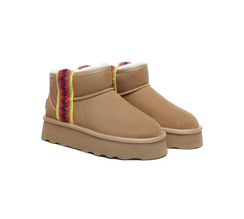 Ankle Platform Tazzy Boots Vance